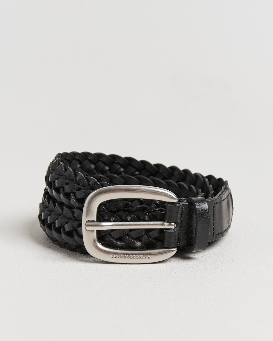 Heren | Riemen | Golden Goose | Woven Belt Black Calf