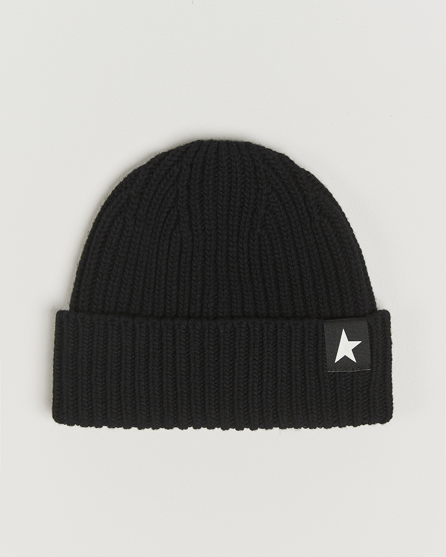 Heren | Mutsen | Golden Goose | Rib Wool Beanie Black