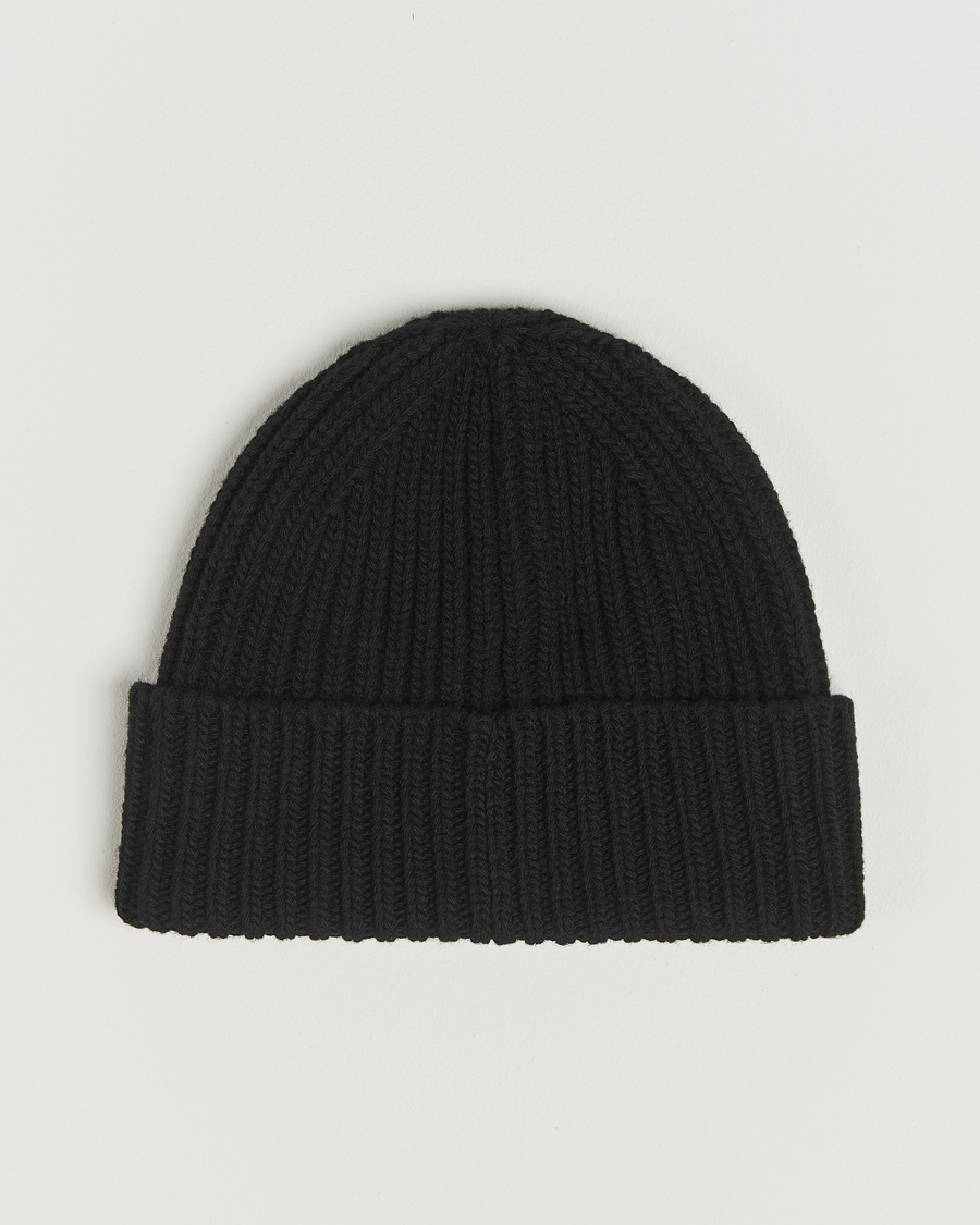 Heren | Mutsen | Golden Goose | Rib Wool Beanie Black