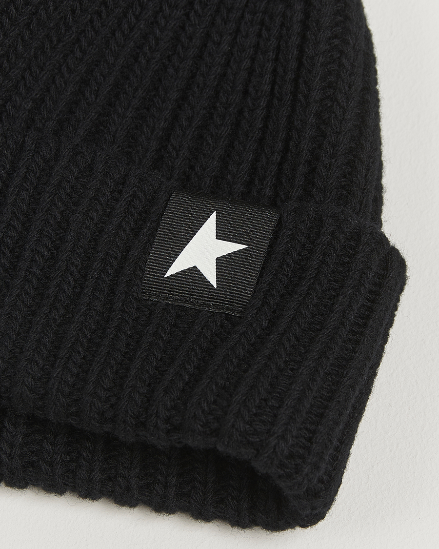 Heren | Mutsen | Golden Goose | Rib Wool Beanie Black