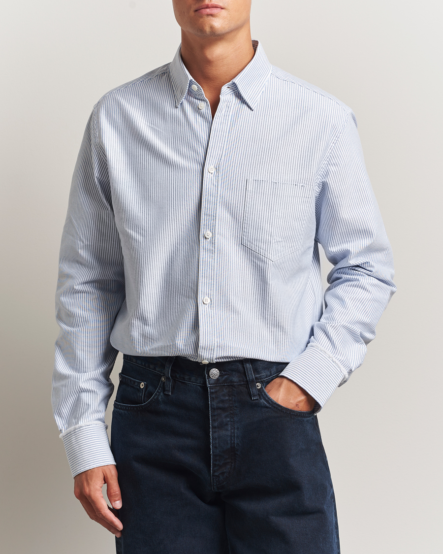 Heren | Overhemden | Golden Goose | Regular Fit Oxford Shirt Light Blue