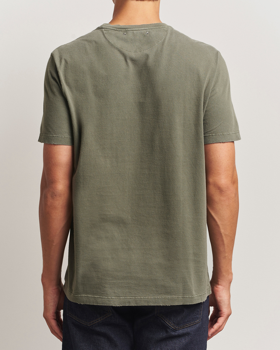 Heren | T-shirts | Golden Goose | Cotton Logo T-Shirt Dusty Olive