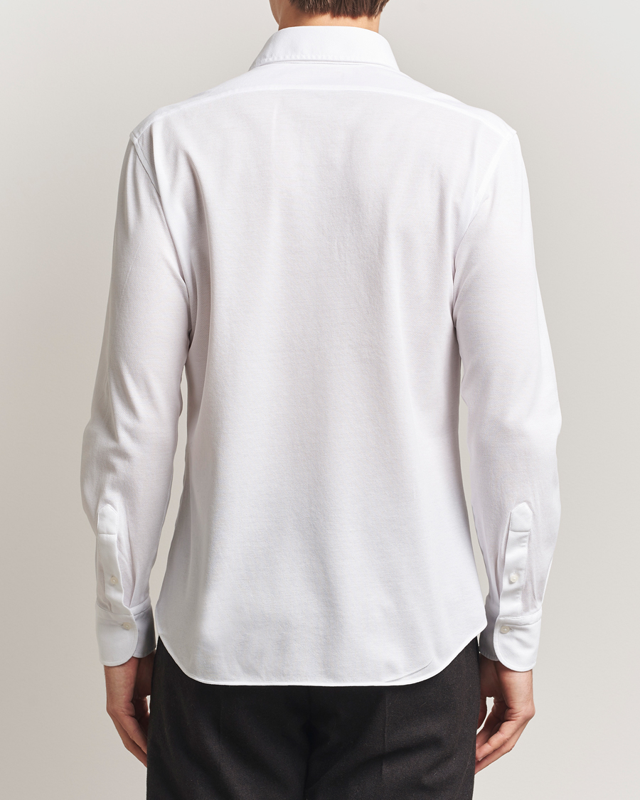 Heren | Overhemden | Grigio | Cotton Jersey Shirt White