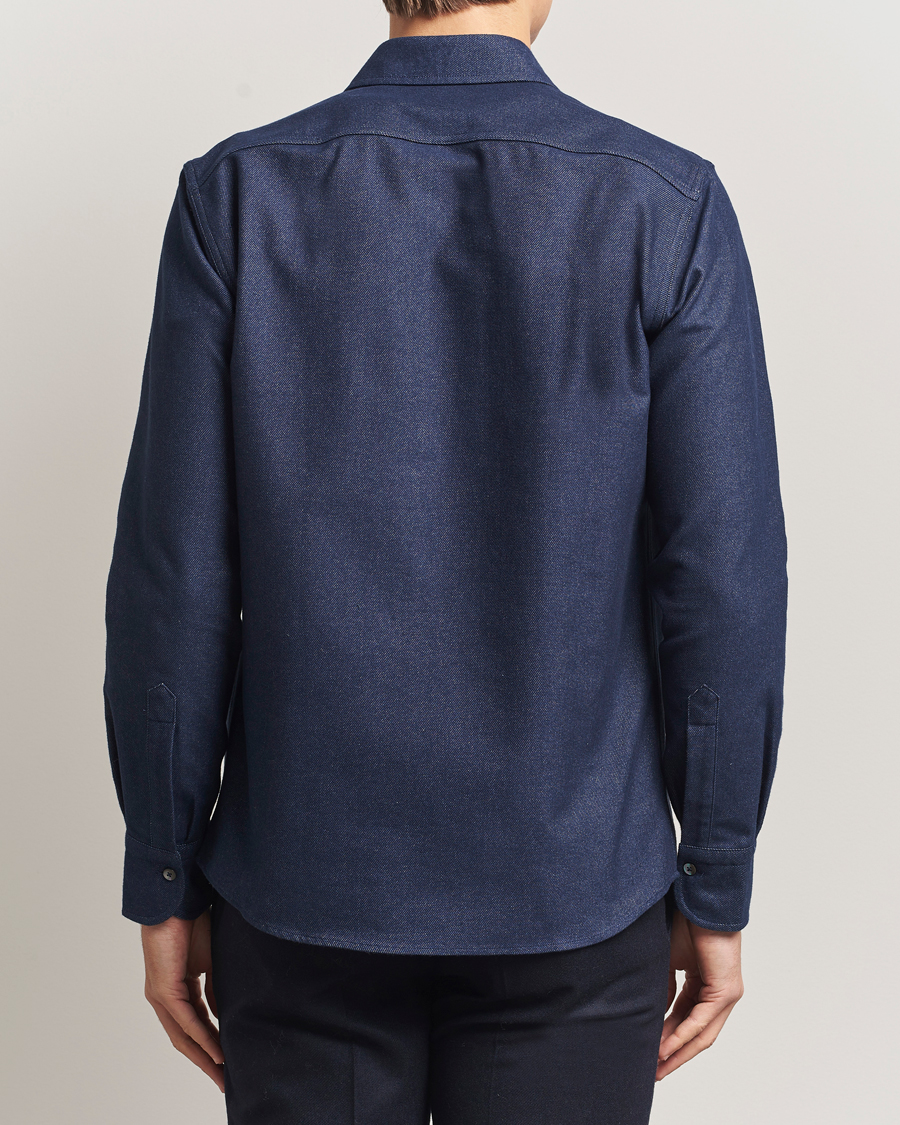 Heren | Overhemden | Grigio | Heavy Twill Overshirt Navy