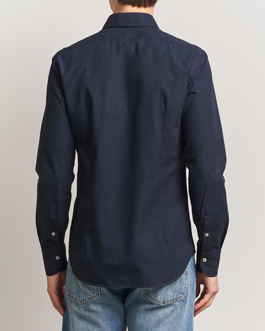 Heren | Overhemden | Grigio | Cotton Twill Shirt Navy