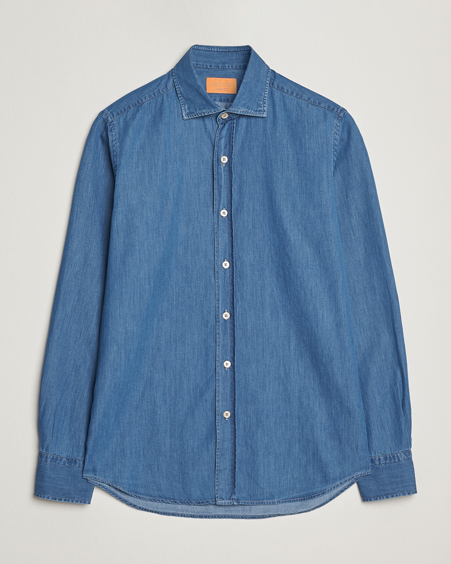 Heren | Overhemden | Grigio | Denim Shirt Indigo