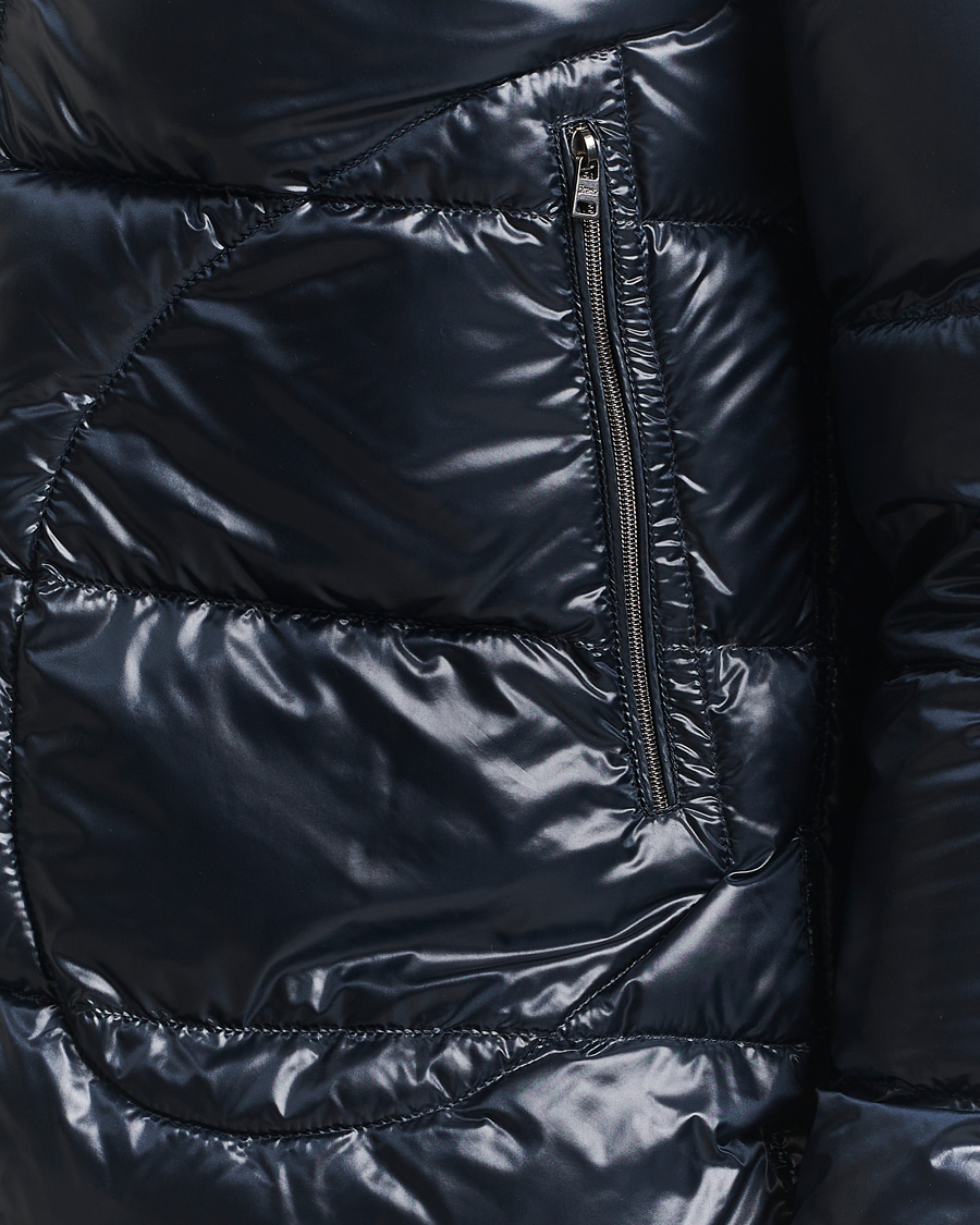 Heren | Jassen | Herno | Piumino Nylon Bomber Navy