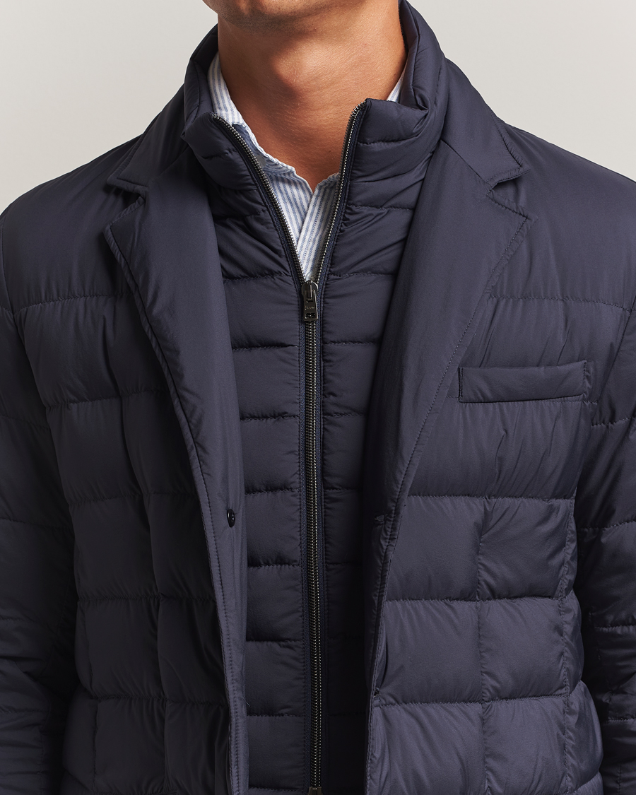 Heren | Jassen | Herno | Nylon Down Blazer Navy