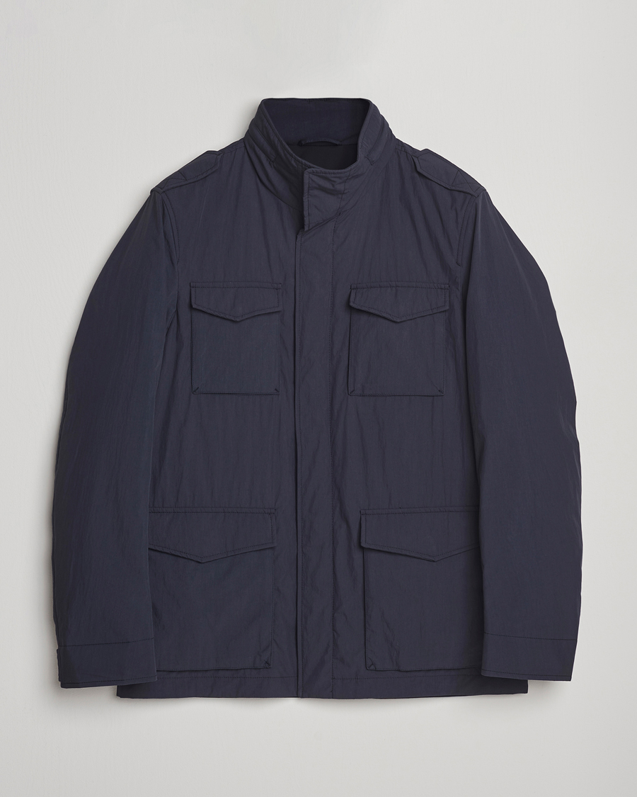 Heren | Jassen | Herno | Soft Nylon Field Jacket Navy