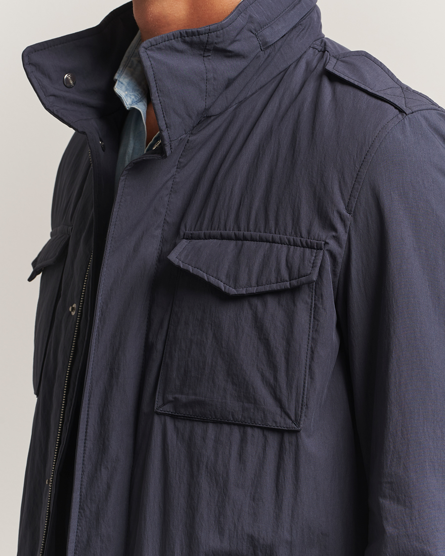 Heren | Jassen | Herno | Soft Nylon Field Jacket Navy