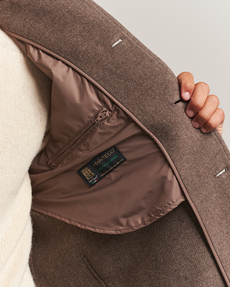 Heren | Jassen | Herno | Soft Wool Field Jacket Beige