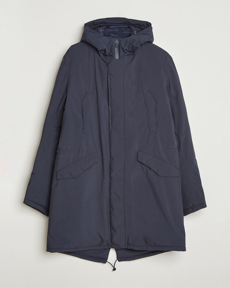 Heren | Jassen | Herno | Waterproof Fishtail Parka Navy