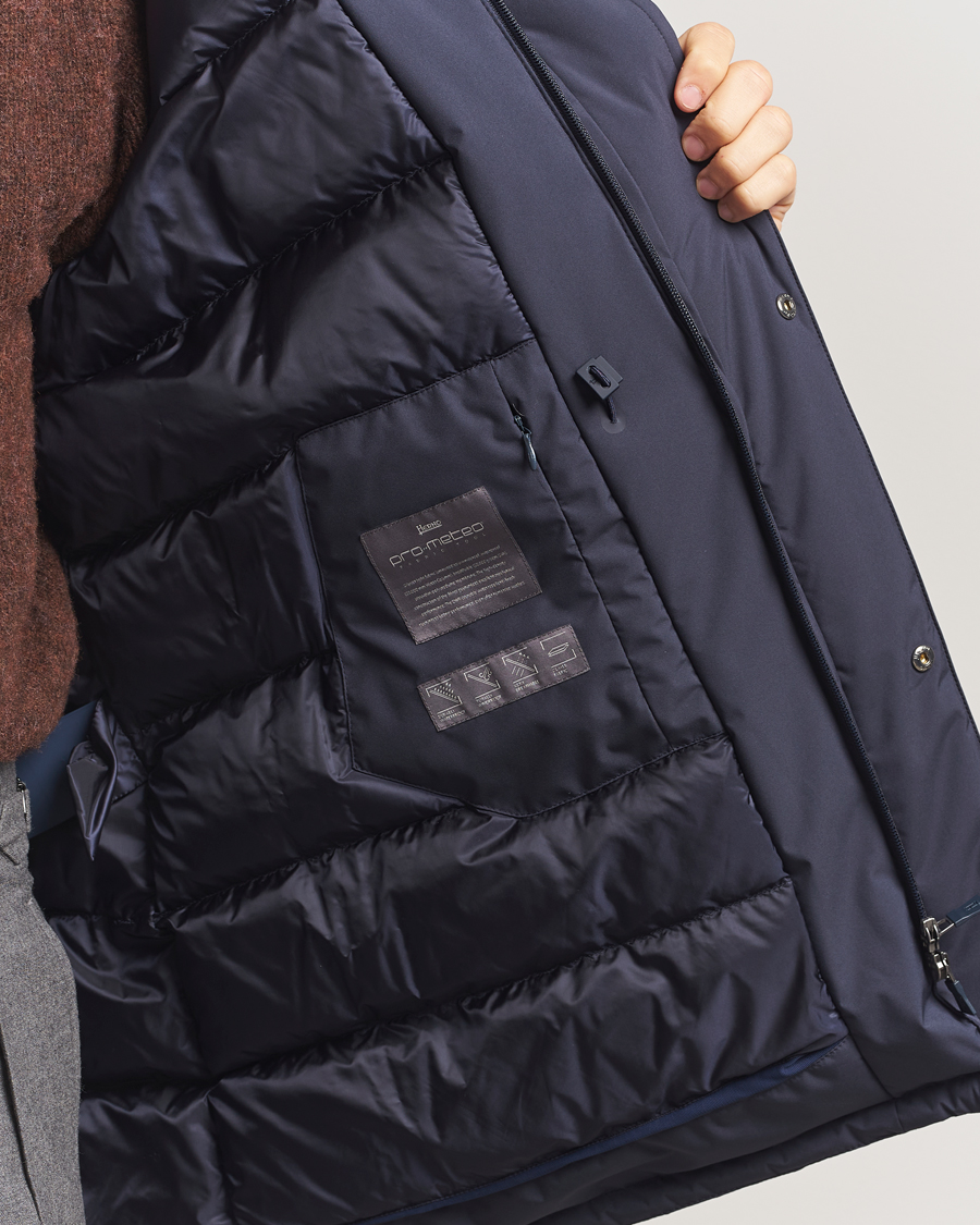 Heren | Jassen | Herno | Waterproof Fishtail Parka Navy