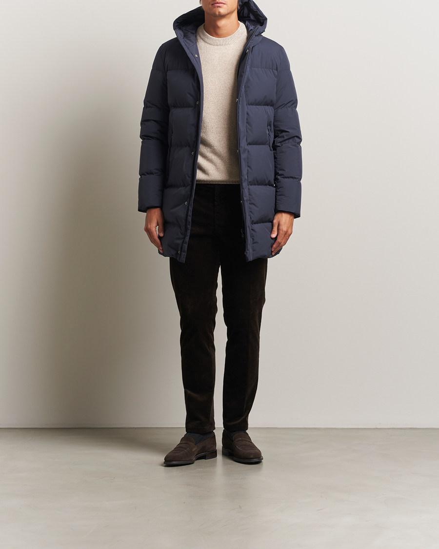 Heren | Jassen | Herno | Waterproof Down Parka Navy