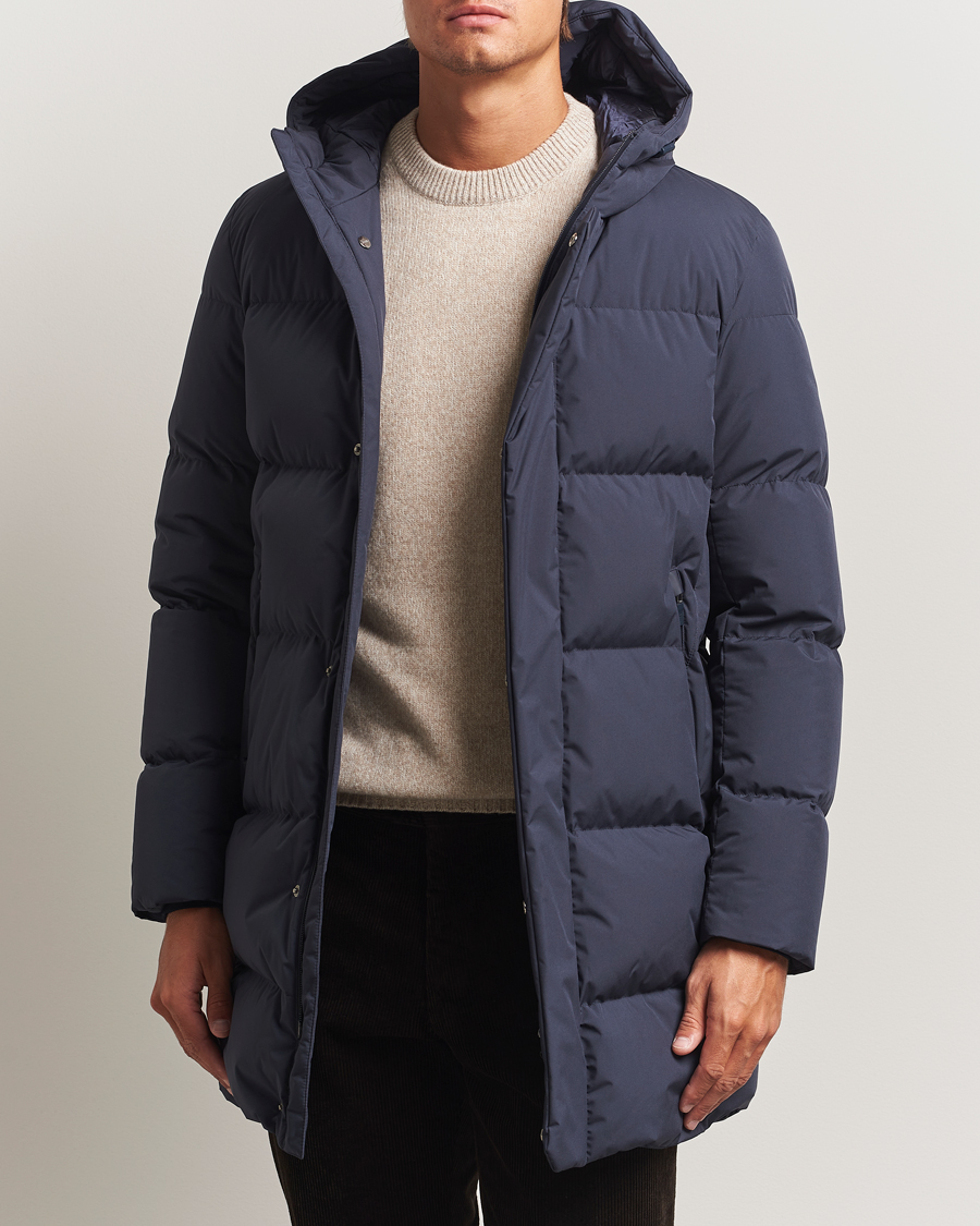 Heren | Jassen | Herno | Waterproof Down Parka Navy