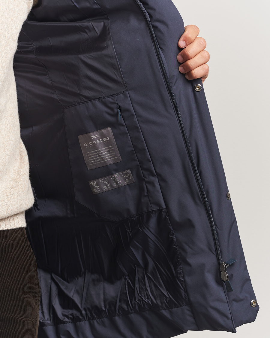 Heren | Jassen | Herno | Waterproof Down Parka Navy