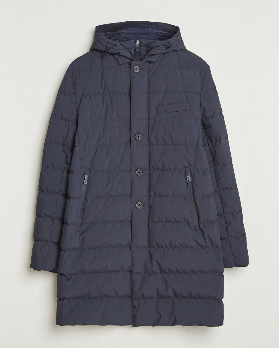 Heren | Jassen | Herno | Waterproof Down Coat Navy