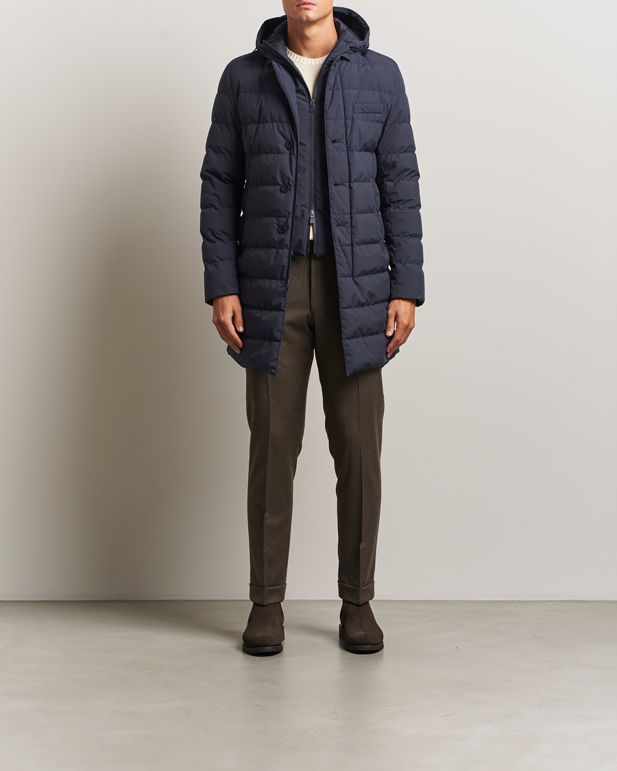 Heren | Jassen | Herno | Waterproof Down Coat Navy