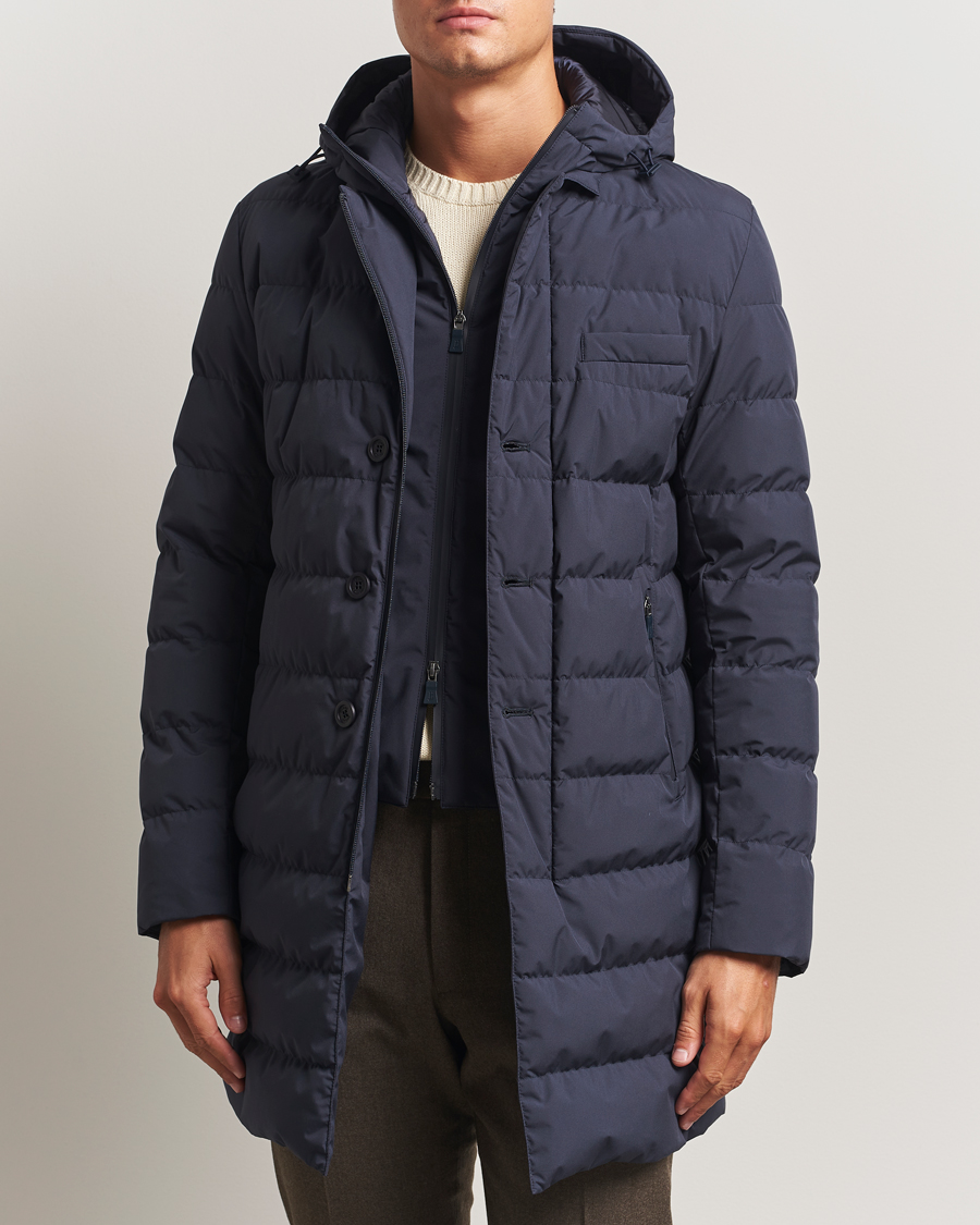 Heren | Jassen | Herno | Waterproof Down Coat Navy