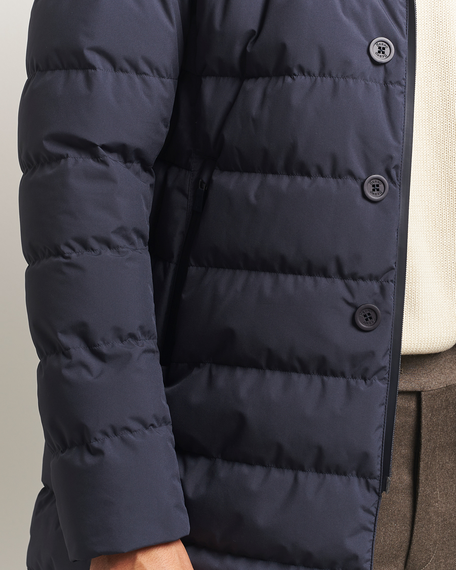 Heren | Jassen | Herno | Waterproof Down Coat Navy