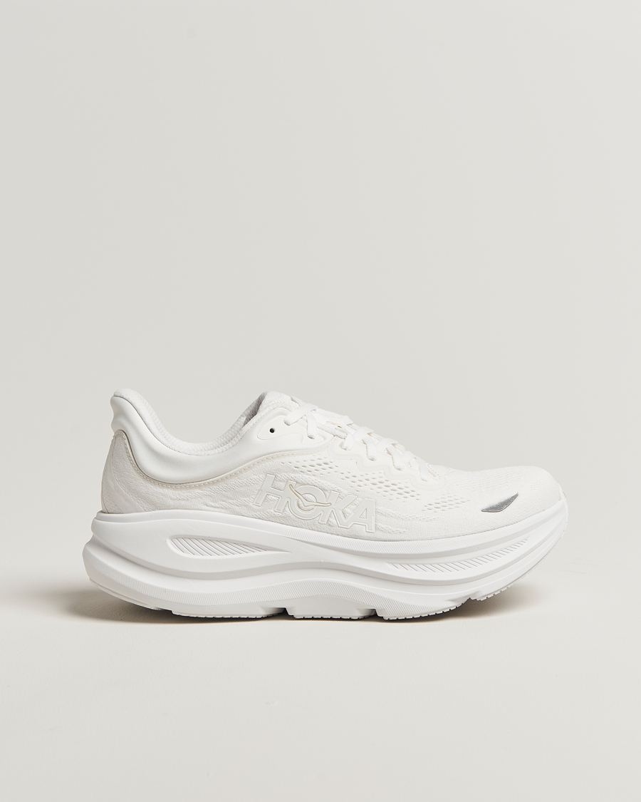 Heren | Hardloopschoenen | Hoka | One Bondi 9 Running Sneakers White