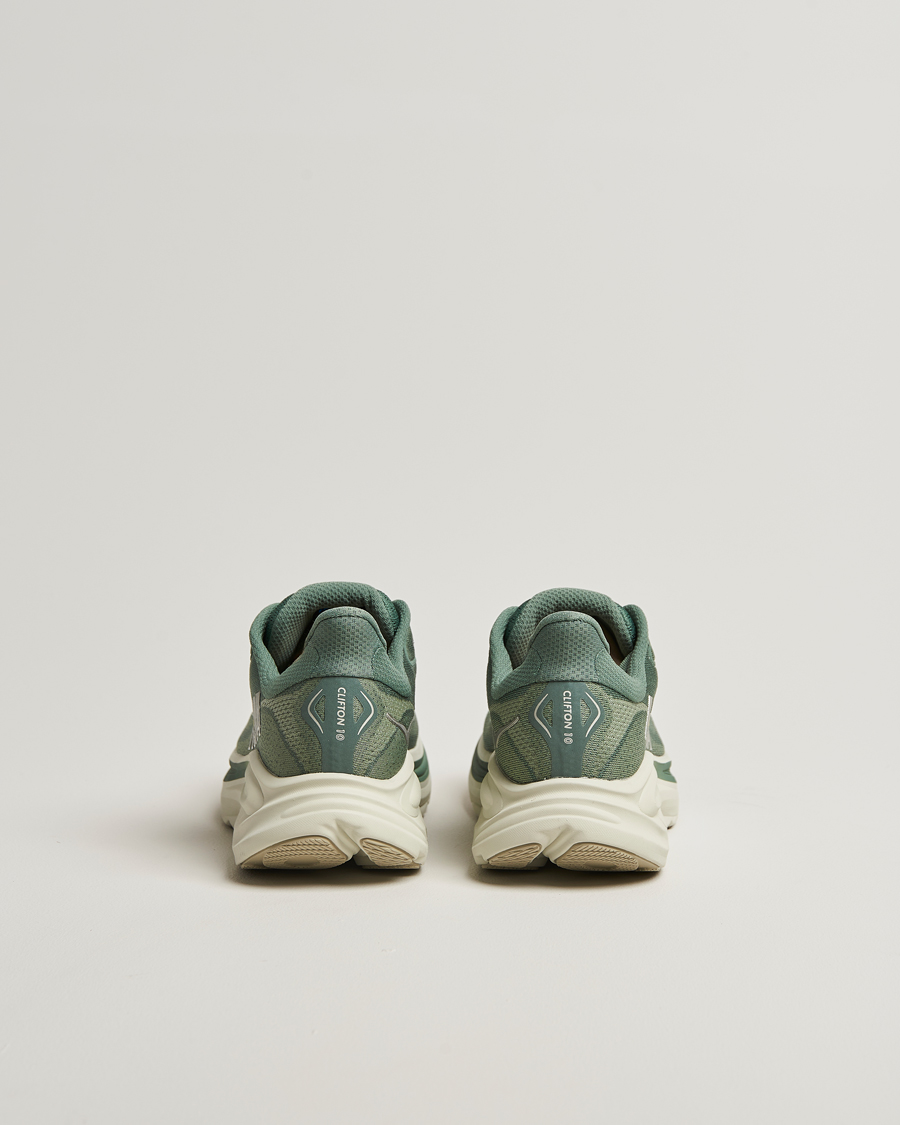 Heren | Hardloopschoenen | Hoka | One Clifton 10 Running Sneakers Fern/Truffle Salt