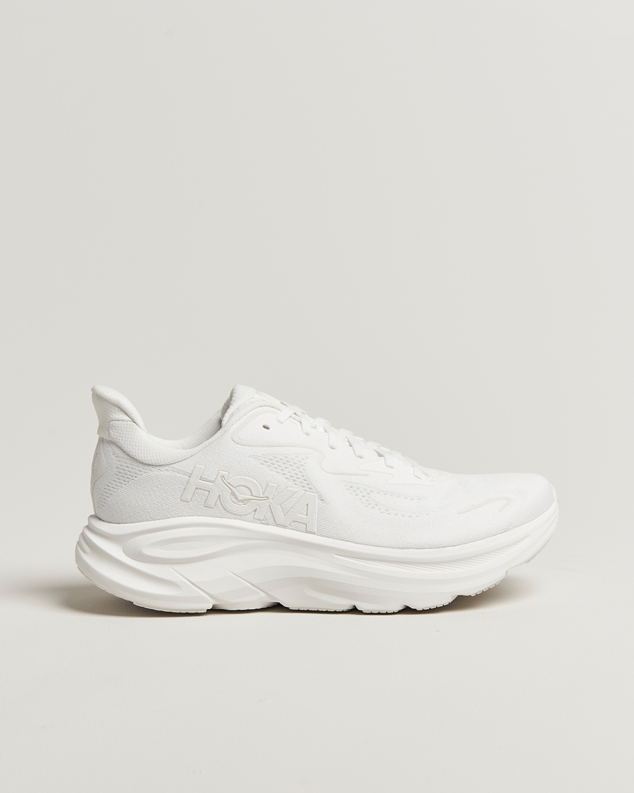 Heren | Hardloopschoenen | Hoka | One Clifton 10 Running Sneakers White