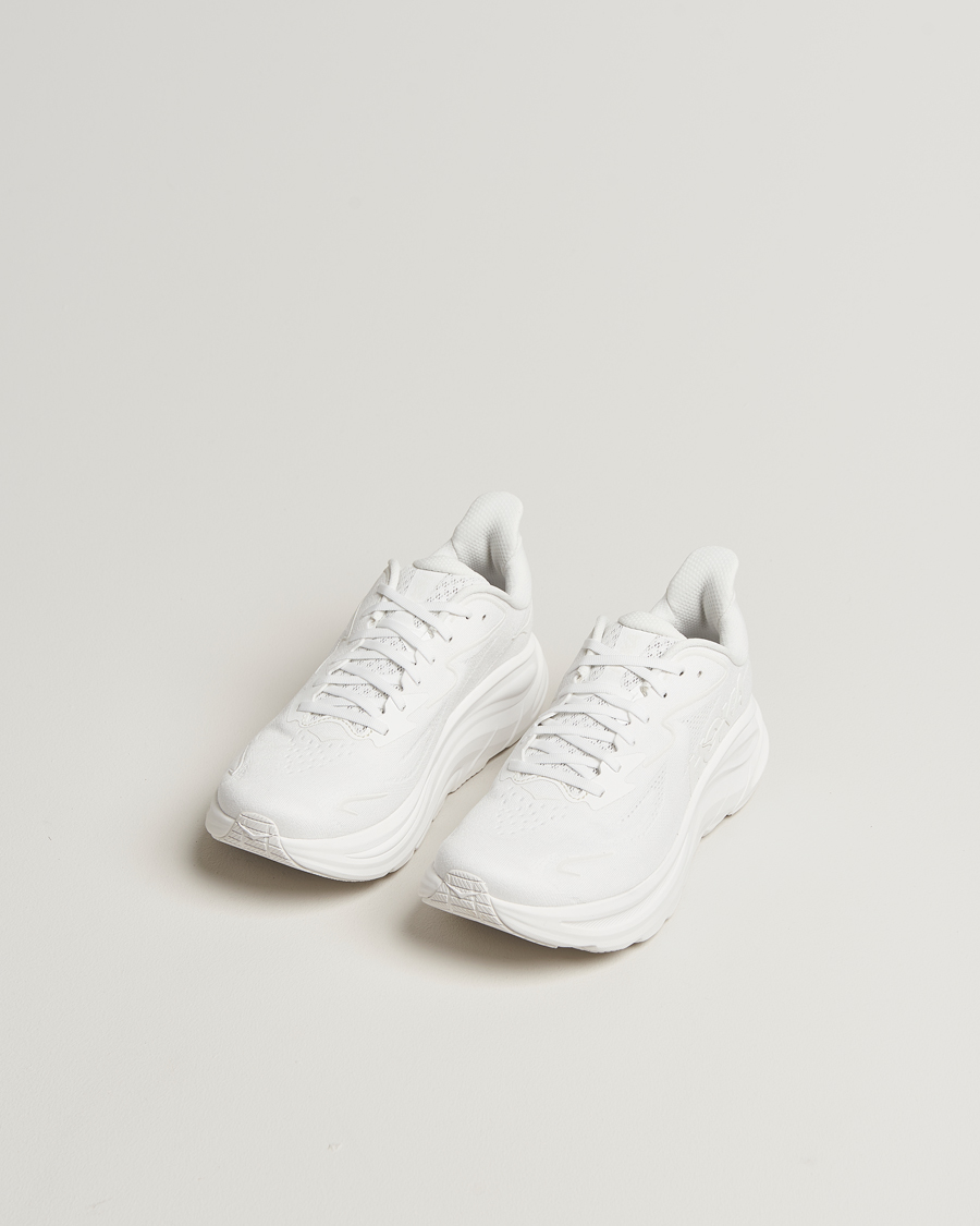 Heren | Hardloopschoenen | Hoka | One Clifton 10 Running Sneakers White