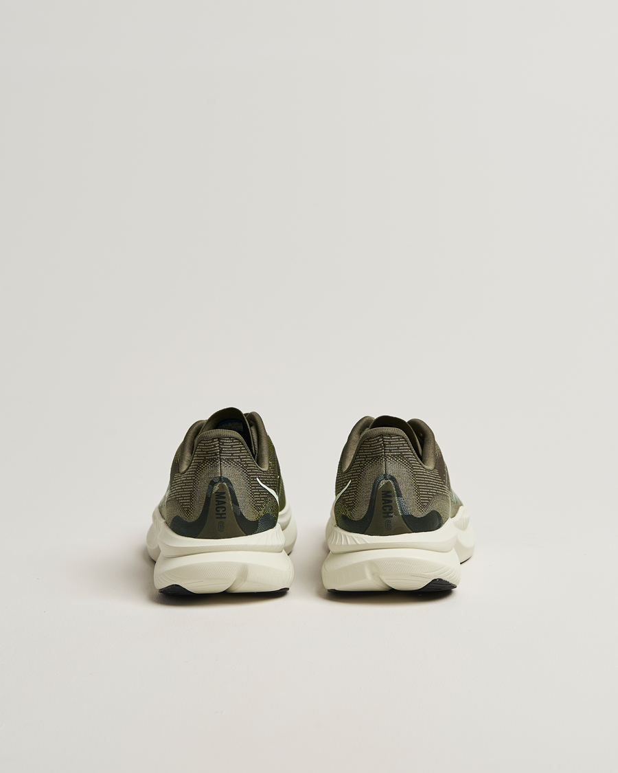 Heren | Hardloopschoenen | Hoka | One Mach 6 Running Sneakers Antique Olive/Truffle Salt