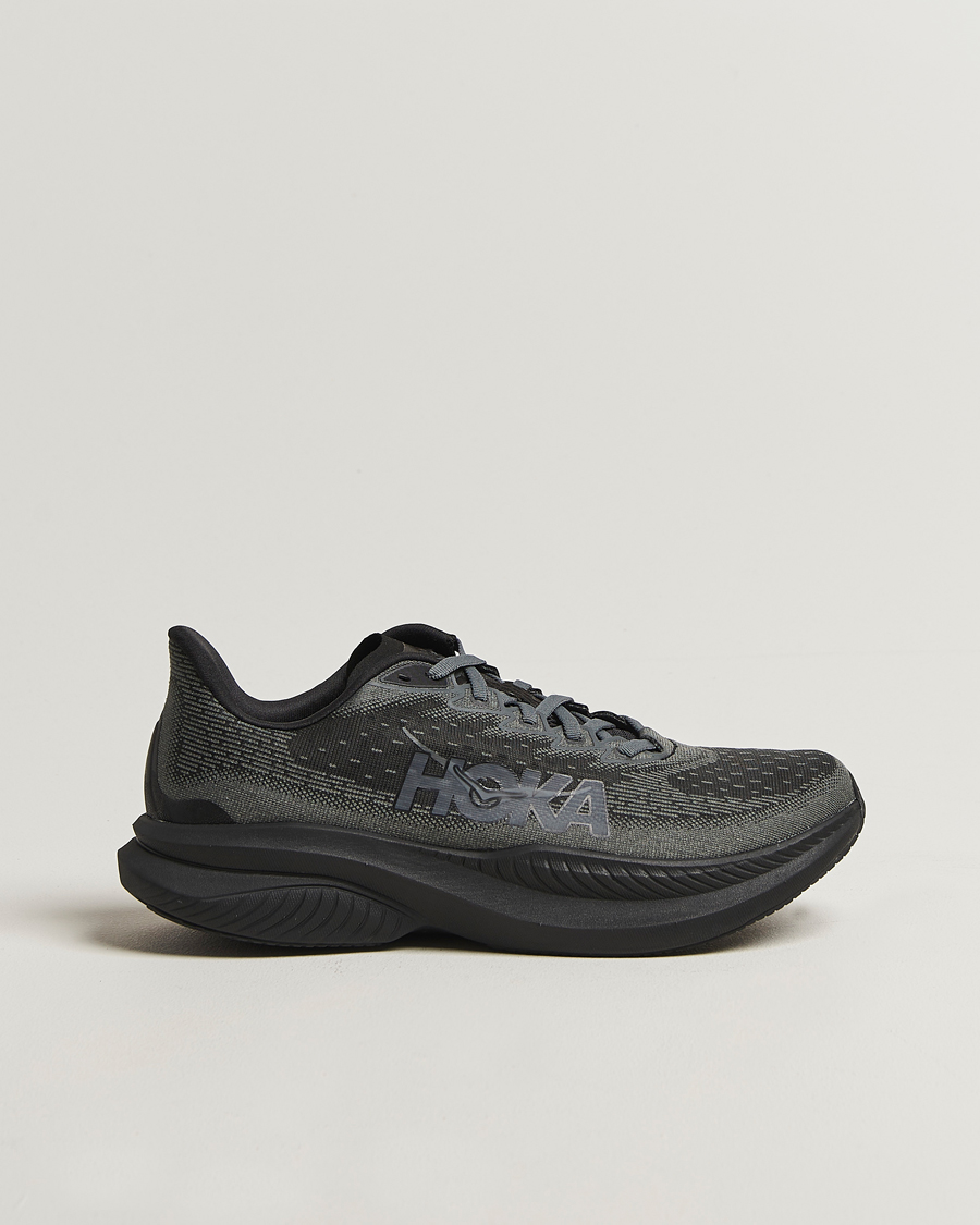 Heren | Hardloopschoenen | Hoka | One Mach 6 Running Sneakers Black/Outer Orbit
