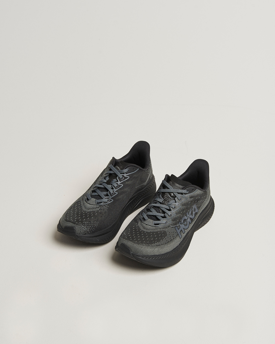 Heren | Hardloopschoenen | Hoka | One Mach 6 Running Sneakers Black/Outer Orbit