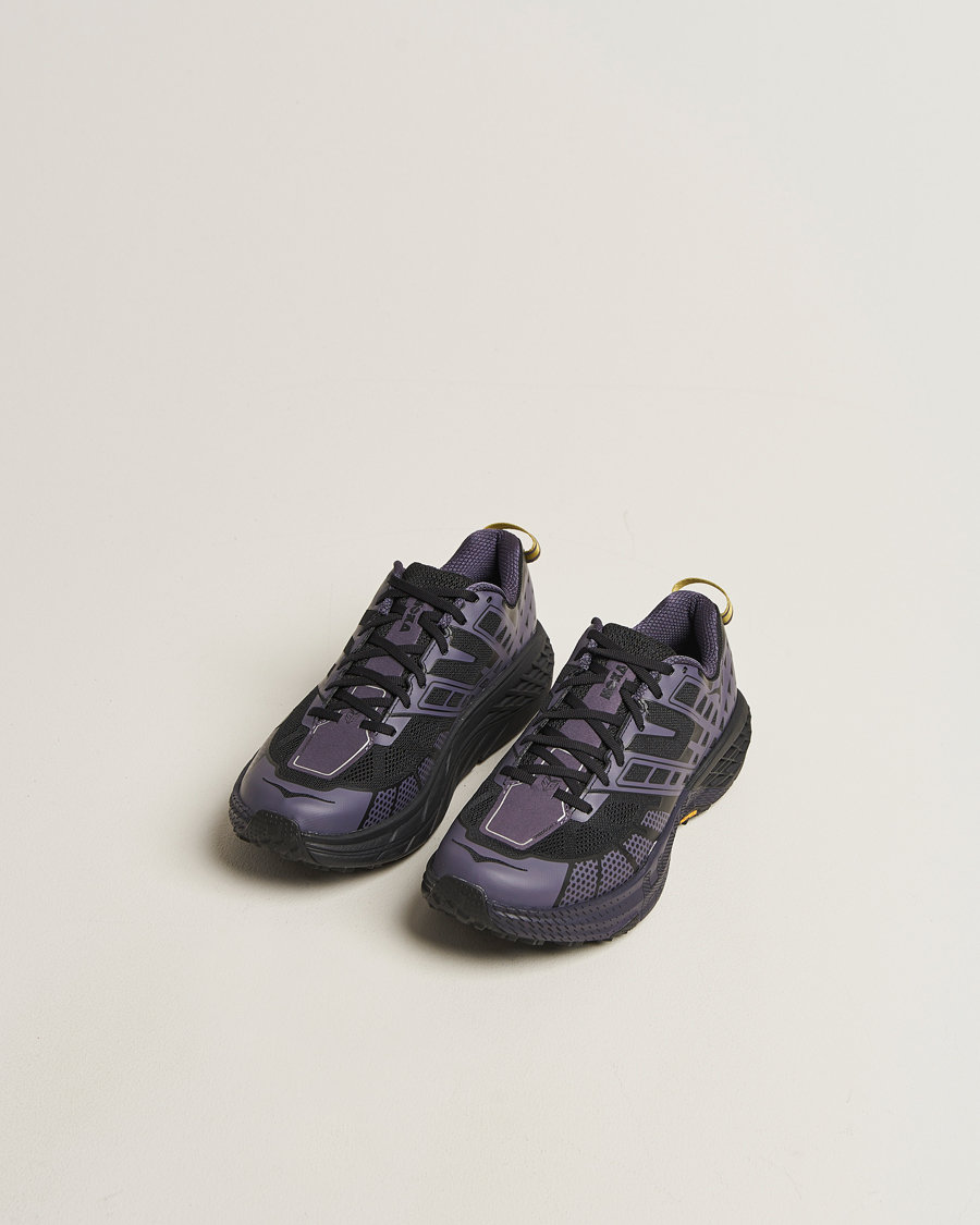 Heren | Trail sneakers | Hoka | One Speedgoat 2 Trail Sneakers Black/Squid Ink