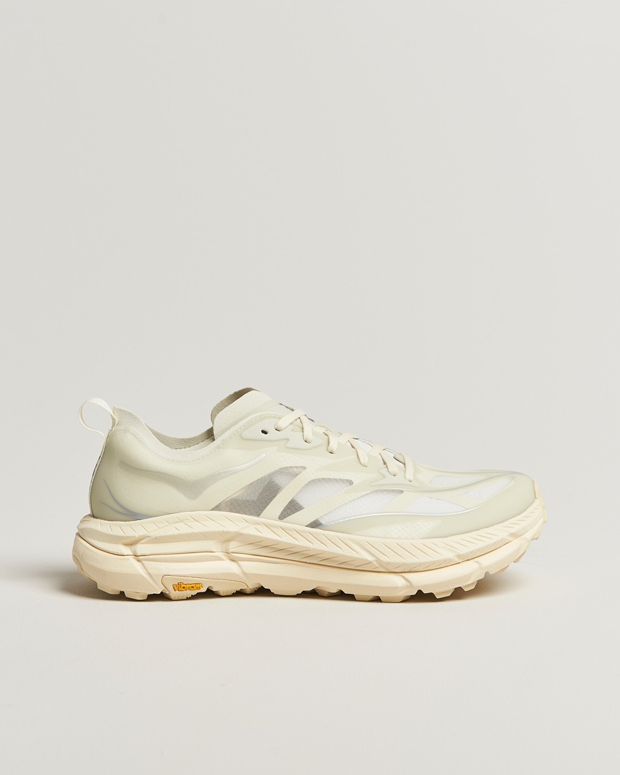 Heren | Trail sneakers | Hoka | One Mafate Speed 4 Lite Truffle Salt/Vintage Yellow