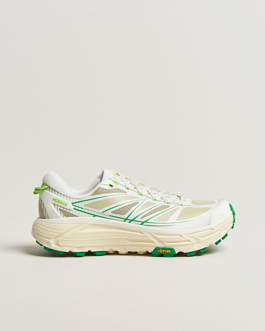 Heren | Trail sneakers | Hoka | One Mafate Speed 2 White/Fresh Cut Grass