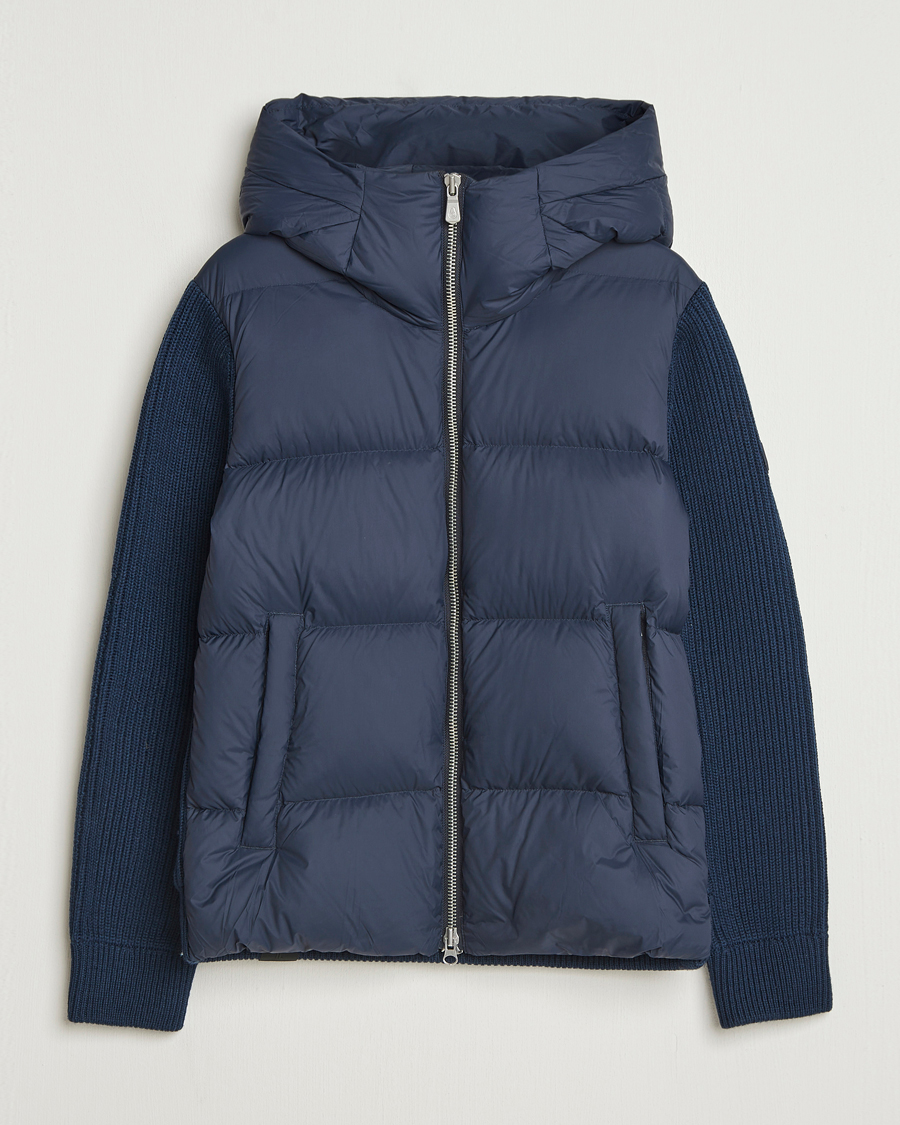 Heren | Jassen | Sail Racing | Ridge Knitted Hybrid Jacket Dark Navy
