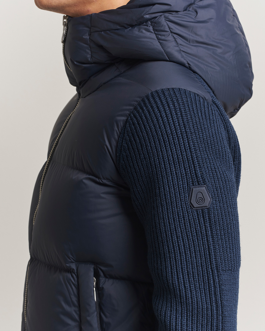 Heren | Jassen | Sail Racing | Ridge Knitted Hybrid Jacket Dark Navy