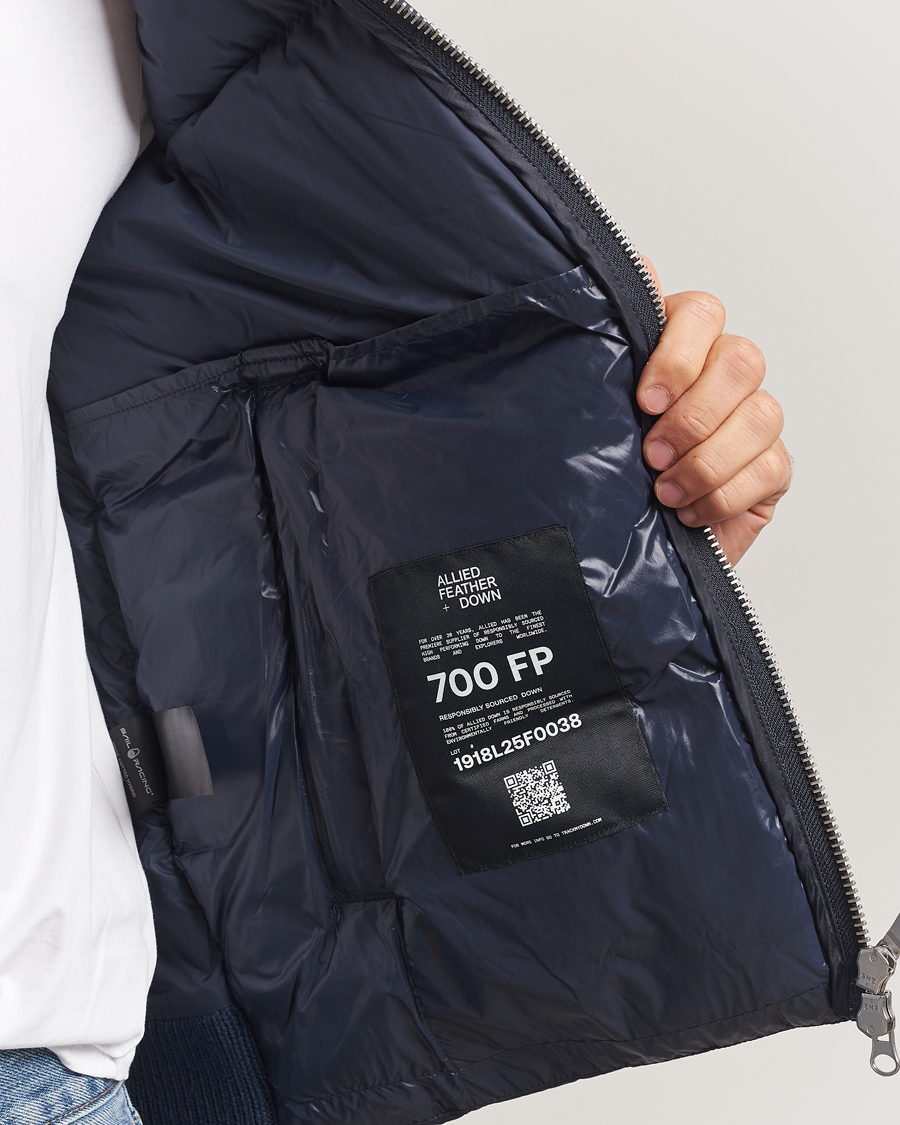 Heren | Jassen | Sail Racing | Ridge Knitted Hybrid Jacket Dark Navy