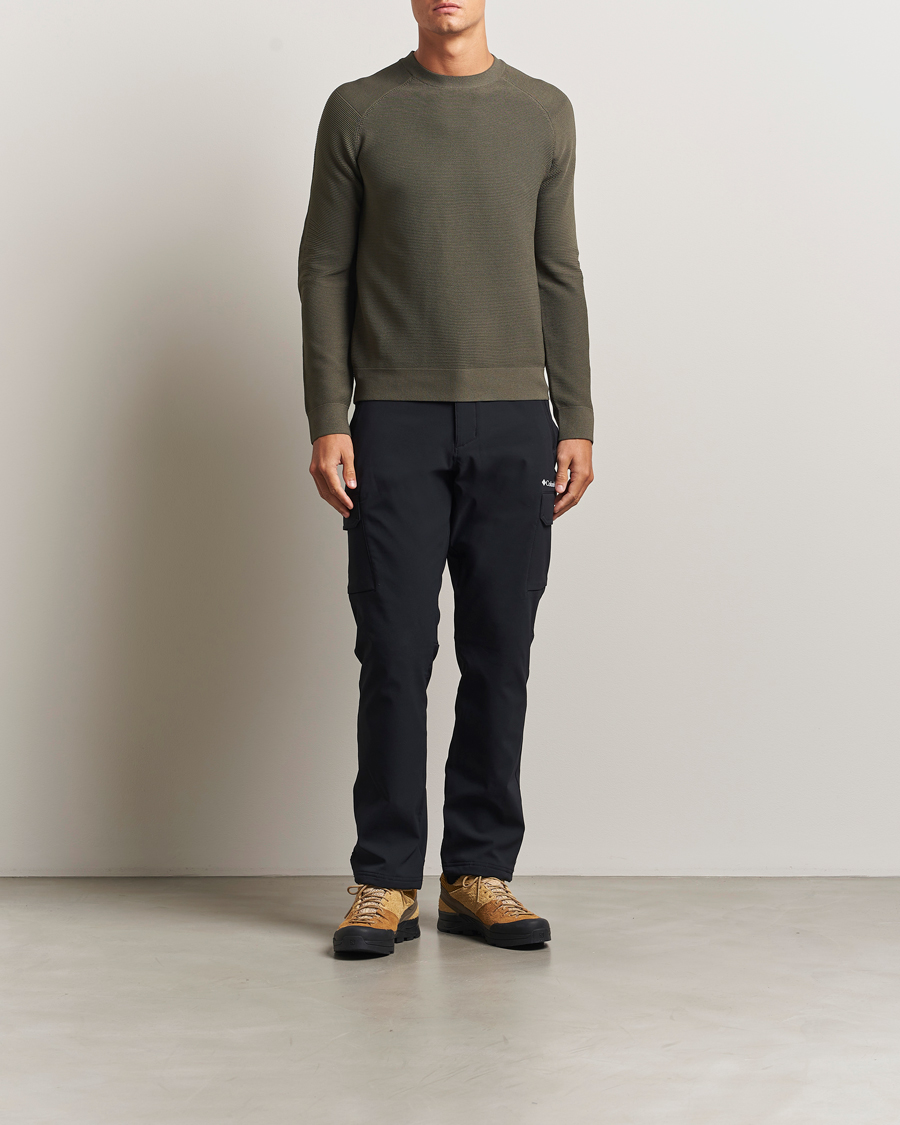 Heren | Truien | Sail Racing | Element Seamless Crew Neck Mud Green