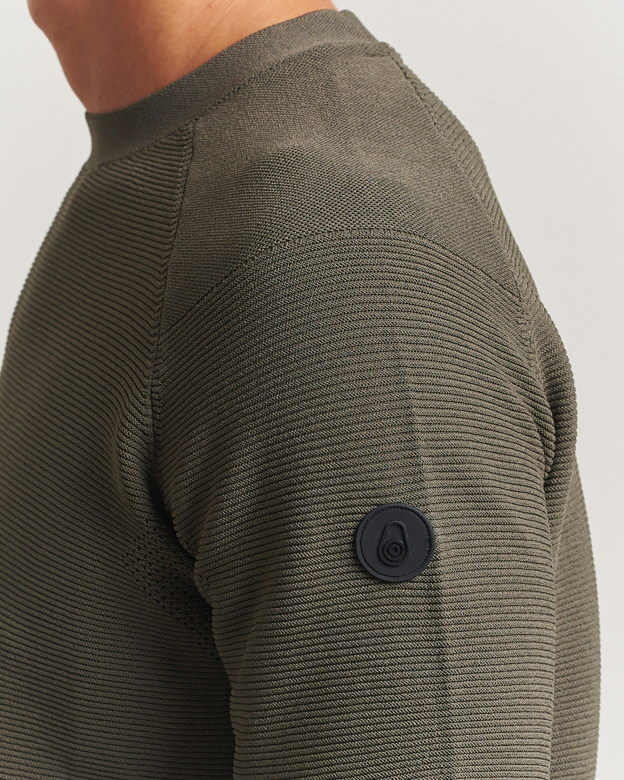 Heren | Truien | Sail Racing | Element Seamless Crew Neck Mud Green