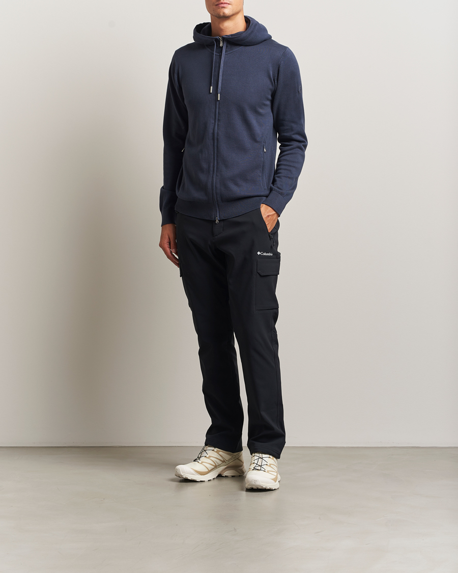Heren | Truien | Sail Racing | Bowman Knitted Full Zip Hoodie Navy
