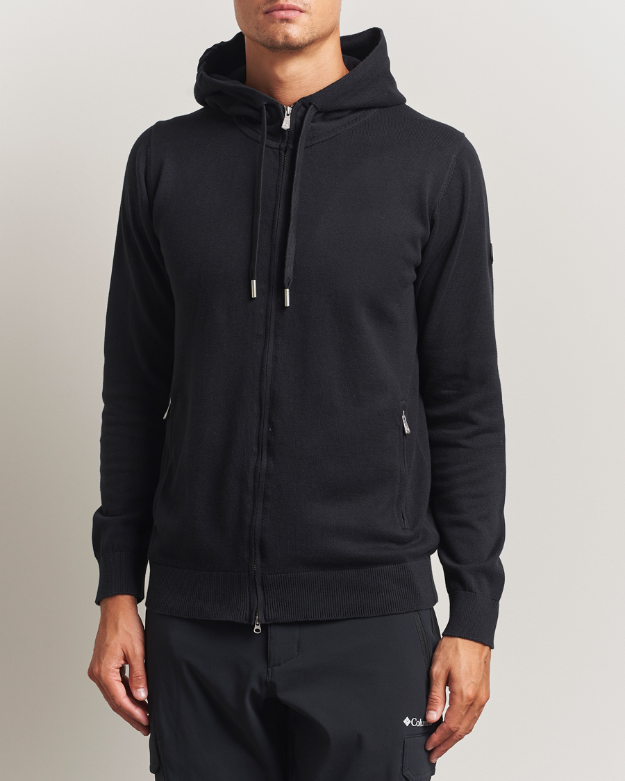 Heren | Truien | Sail Racing | Bowman Knitted Full Zip Hoodie Carbon