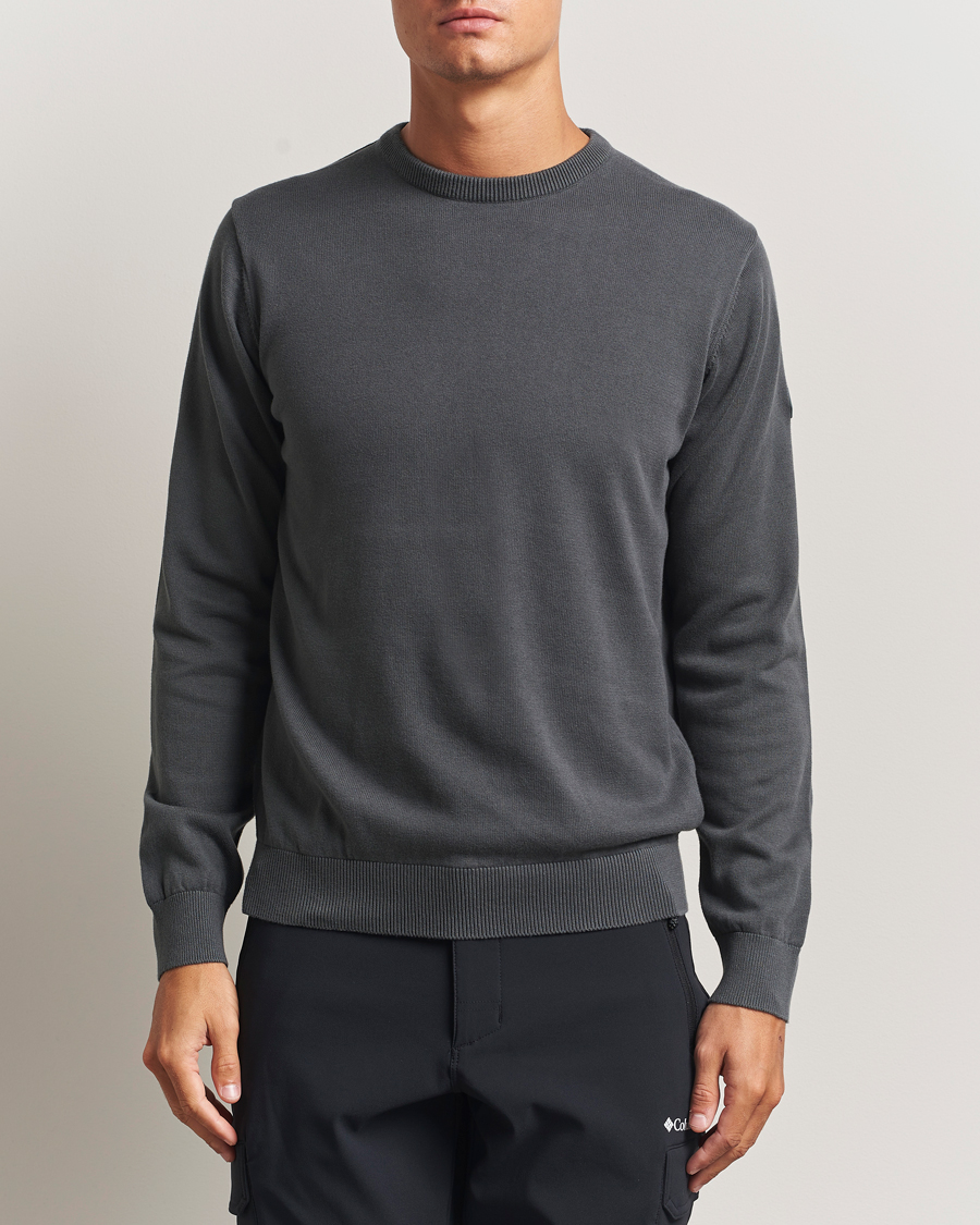 Heren | Truien | Sail Racing | Bowman Knitted Crew Neck Aurora Green