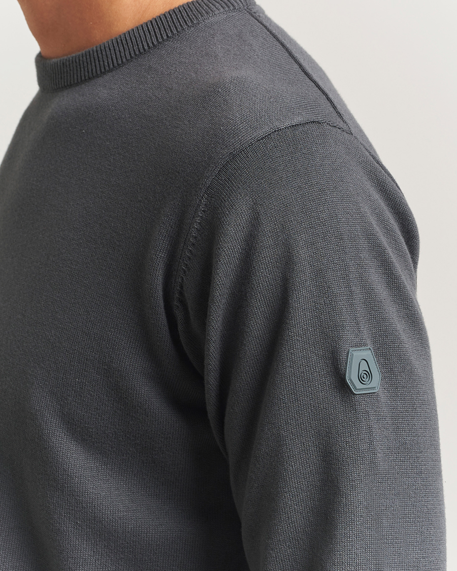 Heren | Truien | Sail Racing | Bowman Knitted Crew Neck Aurora Green