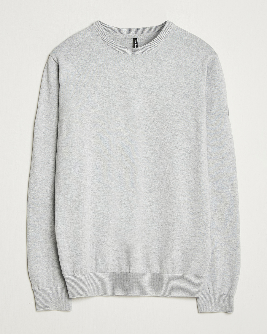 Heren | Truien | Sail Racing | Bowman Knitted Crew Neck Grey Melange