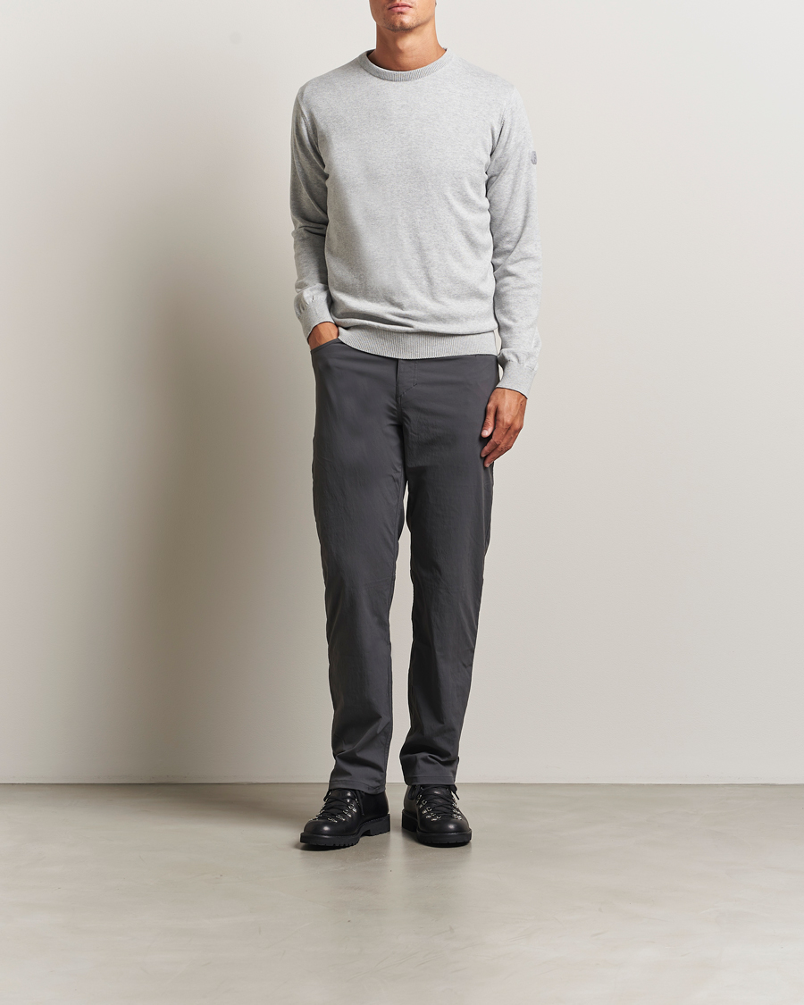 Heren | Truien | Sail Racing | Bowman Knitted Crew Neck Grey Melange