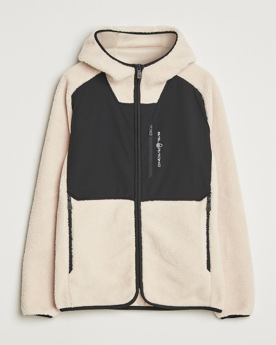 Heren | Truien | Sail Racing | Patrol Pile Full Zip Hoodie Ivory
