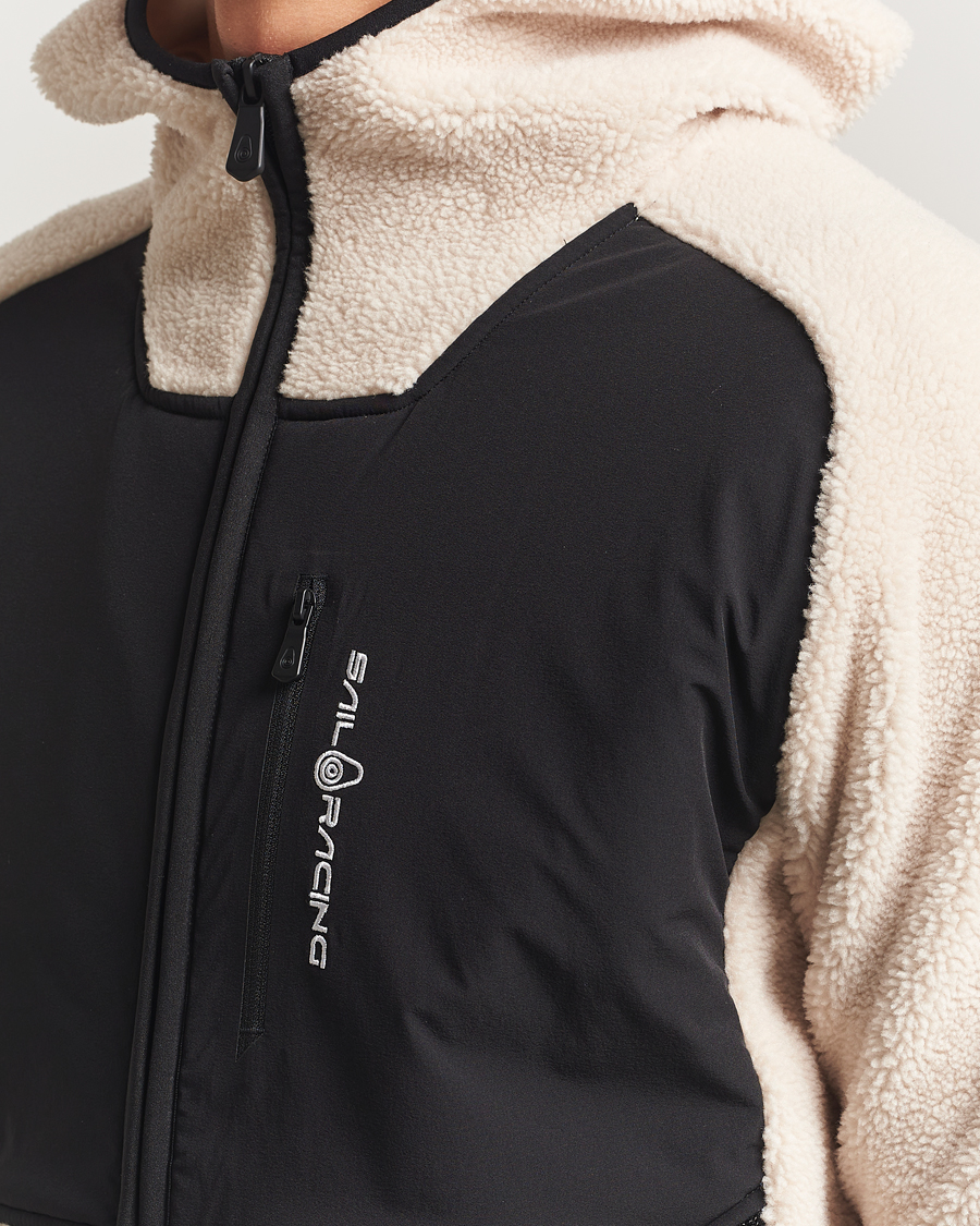 Heren | Truien | Sail Racing | Patrol Pile Full Zip Hoodie Ivory