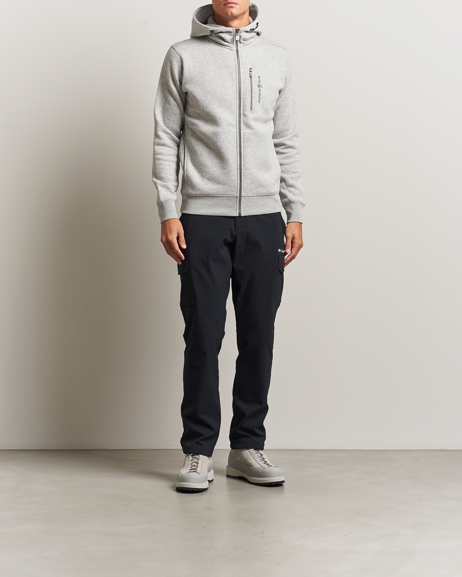 Heren | Truien | Sail Racing | Bowman Full Zip Hoodie Grey Melange