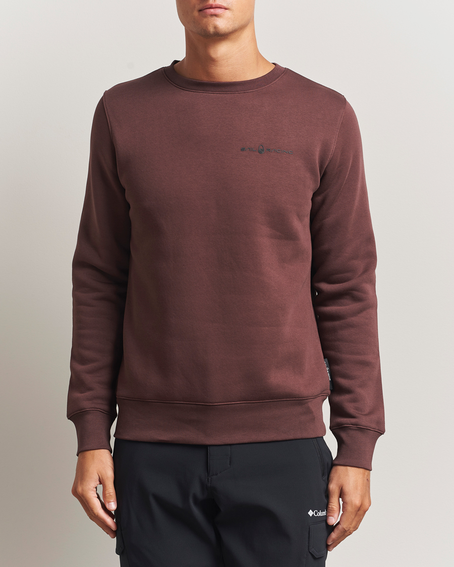 Heren | Truien | Sail Racing | Bowman Crew Neck Sweatshirt Dark Brown