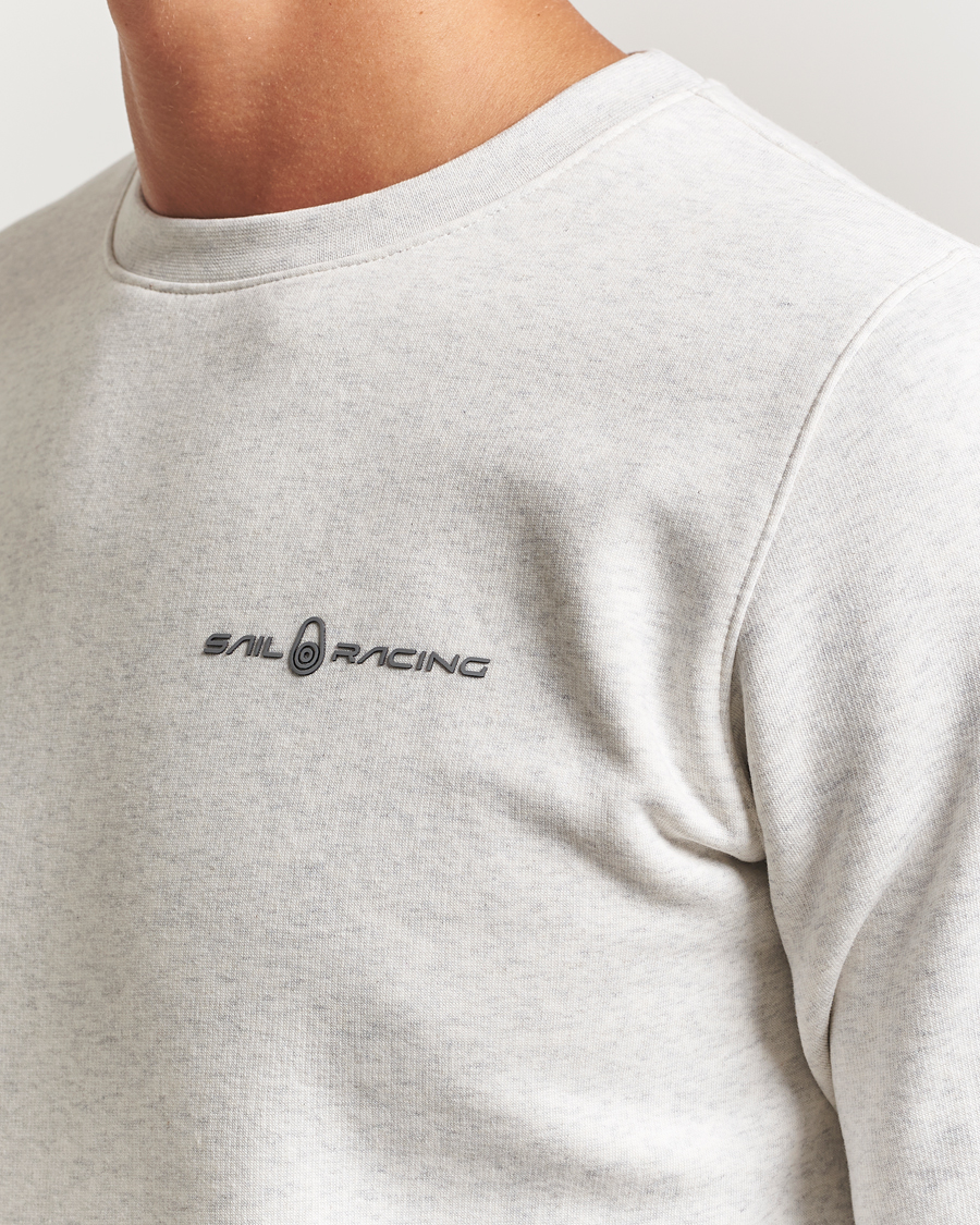 Heren | Truien | Sail Racing | Bowman Crew Neck Sweatshirt Light Grey Melange